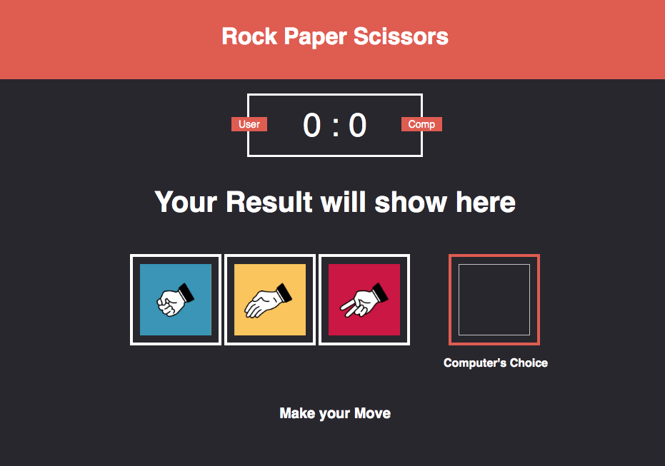 Rock, Paper, Scissors